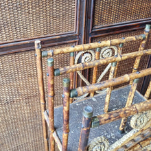 Load image into Gallery viewer, ANTIQUE TORTOISESHELL CANE &#39;CANTERBURY&#39;, MAGAZINE RACK, BOOK STAND, ETC.
