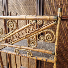 Load image into Gallery viewer, ANTIQUE TORTOISESHELL CANE &#39;CANTERBURY&#39;, MAGAZINE RACK, BOOK STAND, ETC.
