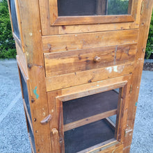 Load image into Gallery viewer, RUSTIC MEATSAFE STORAGE CABINET PANTRY
