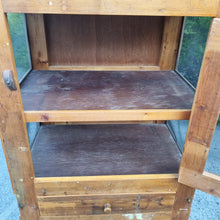 Load image into Gallery viewer, RUSTIC MEATSAFE STORAGE CABINET PANTRY
