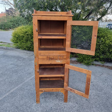 Load image into Gallery viewer, RUSTIC MEATSAFE STORAGE CABINET PANTRY
