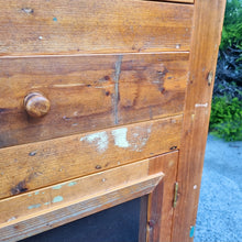 Load image into Gallery viewer, RUSTIC MEATSAFE STORAGE CABINET PANTRY
