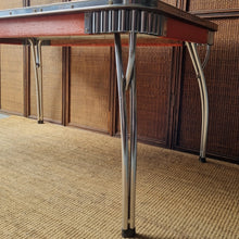 Load image into Gallery viewer, VINTAGE CHROME &amp; LAMINEX KITCHEN / DINING TABLE
