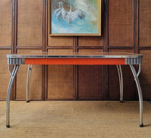Load image into Gallery viewer, VINTAGE CHROME &amp; LAMINEX KITCHEN / DINING TABLE
