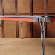 Load image into Gallery viewer, VINTAGE CHROME &amp; LAMINEX KITCHEN / DINING TABLE
