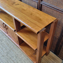 Load image into Gallery viewer, VINTAGE SOLID PINE ENTERTAINMENT UNIT
