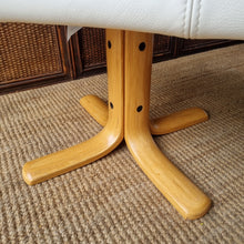 Load image into Gallery viewer, IMG NORDIC LEATHER OTTOMAN
