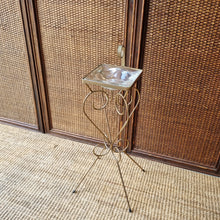 Load image into Gallery viewer, VINTAGE SMOKER&#39;S STAND WITH ASHTRAY
