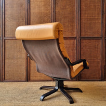 Load image into Gallery viewer, VINTAGE IKEA POEM SWIVEL ARMCHAIR
