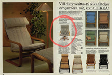 Load image into Gallery viewer, VINTAGE IKEA POEM SWIVEL ARMCHAIR
