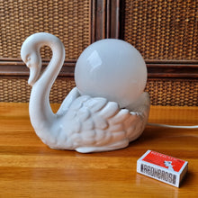 Load image into Gallery viewer, VINTAGE SWAN LAMP ART DECO STYLE
