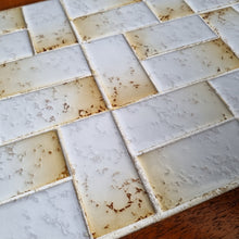 Load image into Gallery viewer, RETRO VINTAGE TILED HARDWOOD COFFEE/SIDE/LAMP TABLE
