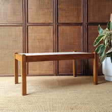 Load image into Gallery viewer, RETRO VINTAGE TILED HARDWOOD COFFEE TABLE
