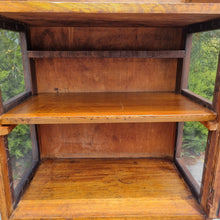 Load image into Gallery viewer, VINTAGE HARDWOOD MEATSAFE STORAGE CABINET PANTRY
