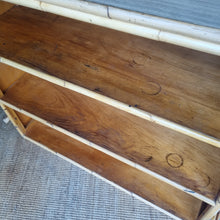 Load image into Gallery viewer, VINTAGE CANE TIKI MID CENTURY BAR
