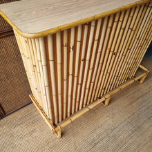 Load image into Gallery viewer, VINTAGE CANE TIKI MID CENTURY BAR
