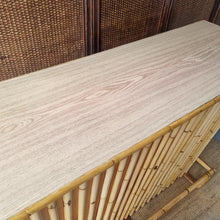 Load image into Gallery viewer, VINTAGE CANE TIKI MID CENTURY BAR
