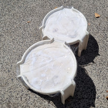 Load image into Gallery viewer, 2 VINTAGE WHITE KARTELL SIDE TABLES
