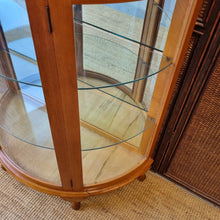 Load image into Gallery viewer, VINTAGE HALF ROUND DISPLAY CABINET CABINET
