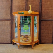 Load image into Gallery viewer, VINTAGE HALF ROUND DISPLAY CABINET CABINET
