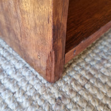 Load image into Gallery viewer, SMALL VINTAGE HARDWOOD STEP BOOKCASE
