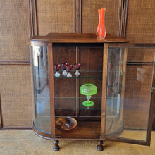 Load image into Gallery viewer, VINTAGE HALF ROUND DISPLAY CABINET CABINET
