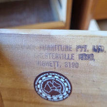 Load image into Gallery viewer, VINTAGE PAIR OF TEAK BEDSIDE DRAWERS BY RELIANCE FURNITURE
