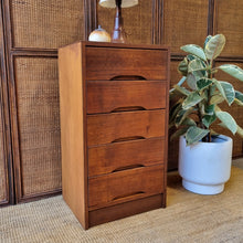 Load image into Gallery viewer, VINTAGE SLIMLINE CHEST OF DRAWERS
