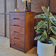 Load image into Gallery viewer, VINTAGE SLIMLINE CHEST OF DRAWERS
