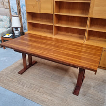 Load image into Gallery viewer, VINTAGE BLACKWOOD EXTENDABLE DINING TABLE
