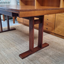 Load image into Gallery viewer, VINTAGE BLACKWOOD EXTENDABLE DINING TABLE
