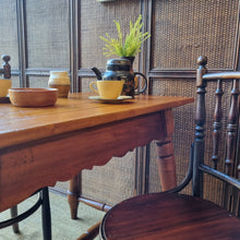 Load image into Gallery viewer, VINTAGE UPCYCLED KITCHEN / CAFE TABLE
