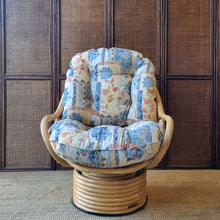 Load image into Gallery viewer, VINTAGE CANE SWIVEL POD CHAIR
