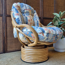 Load image into Gallery viewer, VINTAGE CANE SWIVEL POD CHAIR
