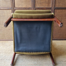 Load image into Gallery viewer, VINTAGE TESSA T1 GREEN VELOUR ARMCHAIR
