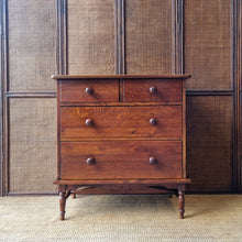 Load image into Gallery viewer, VINTAGE OAK CHEST OF DRAWERS
