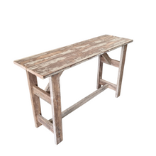 Load image into Gallery viewer, HANDMADE RUSTIC HALL/CONSOLE/COUNTER TABLE
