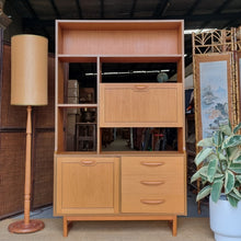 Load image into Gallery viewer, VINTAGE MID CENTURY ENGLISH WALL UNIT ROOM DIVIDER
