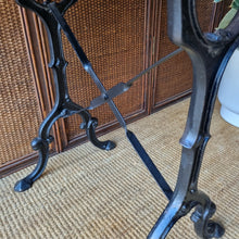 Load image into Gallery viewer, FRENCH STYLE CAFE/PATIO TABLE WITH CAST IRON BASE #1
