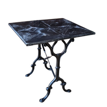 Load image into Gallery viewer, FRENCH STYLE CAFE/PATIO TABLE WITH CAST IRON BASE #1
