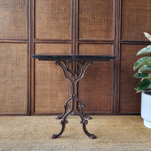 Load image into Gallery viewer, FRENCH STYLE CAFE/PATIO TABLE WITH CAST IRON BASE #2
