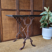 Load image into Gallery viewer, FRENCH STYLE CAFE/PATIO TABLE WITH CAST IRON BASE #2
