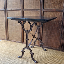 Load image into Gallery viewer, FRENCH STYLE CAFE/PATIO TABLE WITH CAST IRON BASE #2
