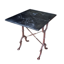 Load image into Gallery viewer, FRENCH STYLE CAFE/PATIO TABLE WITH CAST IRON BASE #2

