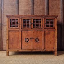Load image into Gallery viewer, VINTAGE CHINESE SIDEBOARD BUFFET TV CABINET REPRODUCTION ANTIQUE
