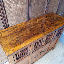 Load image into Gallery viewer, VINTAGE CHINESE SIDEBOARD BUFFET TV CABINET REPRODUCTION ANTIQUE
