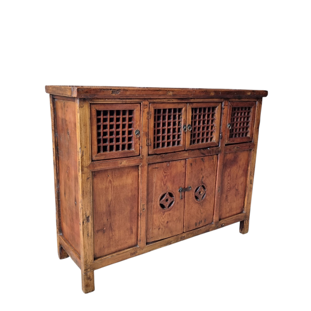 VINTAGE CHINESE SIDEBOARD BUFFET TV CABINET REPRODUCTION ANTIQUE