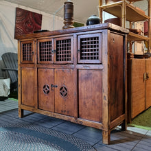 Load image into Gallery viewer, VINTAGE CHINESE SIDEBOARD BUFFET TV CABINET REPRODUCTION ANTIQUE
