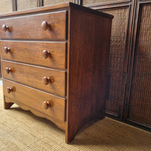 Load image into Gallery viewer, SOLID HARDWOOD CHEST OF DRAWERS
