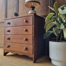 Load image into Gallery viewer, SOLID HARDWOOD CHEST OF DRAWERS
